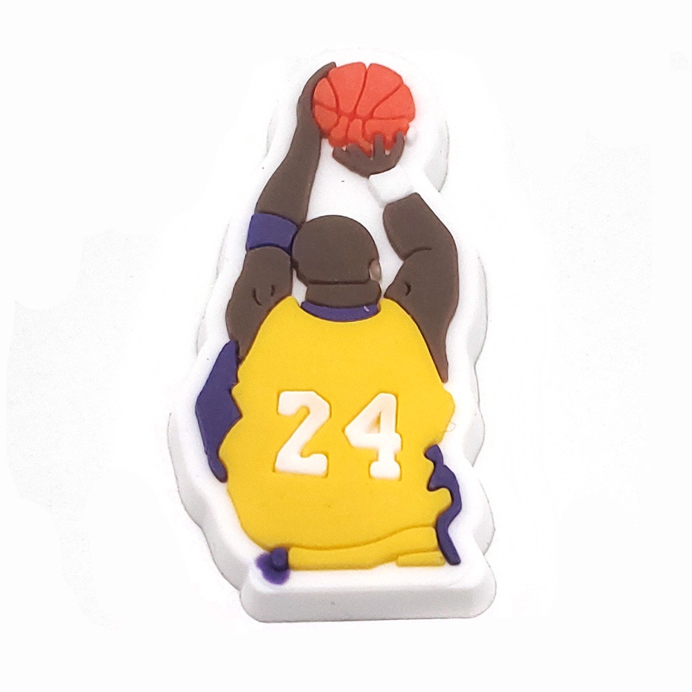 NBA Star Kobe Bryant Shoe Charms Pins Jibbitz for Crocs Shopee Malaysia