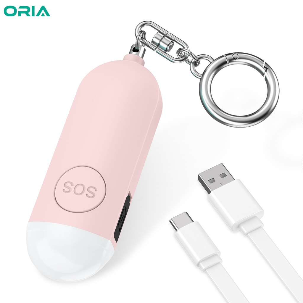 ORIA Rechargeable Personal Alarm Device for Women Elderly Security ...