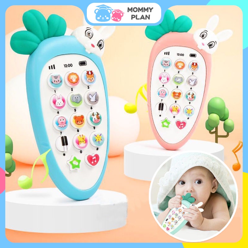 Musical lullaby Radish Bite Toy Phone for Children & Baby | Early ...