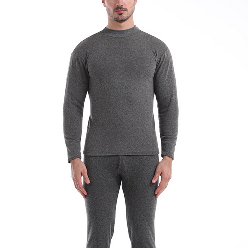 Thermal Underwear Men Winter Long Johns Sets Fleece Keep Warm Seamless 