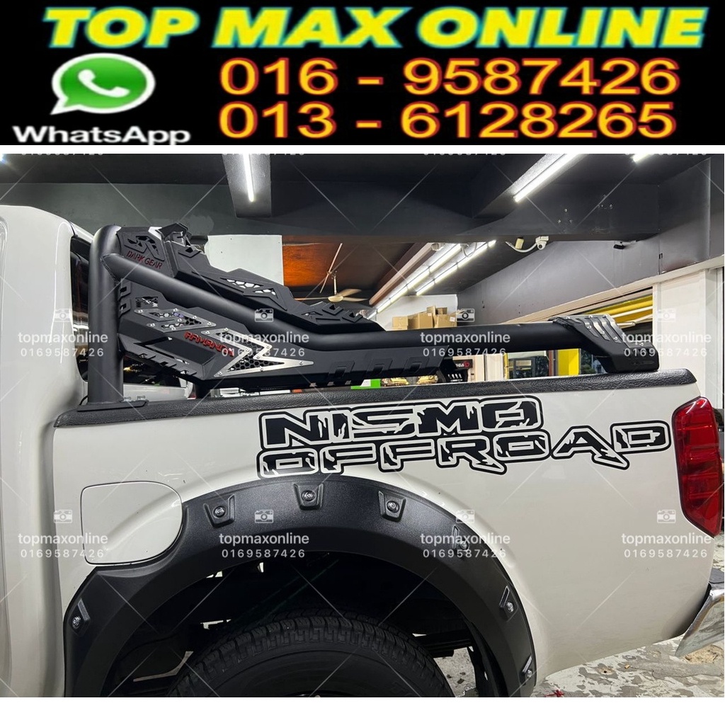 Navara D40 V2 ROLL BAR SPORT BAR (amando) | Shopee Malaysia