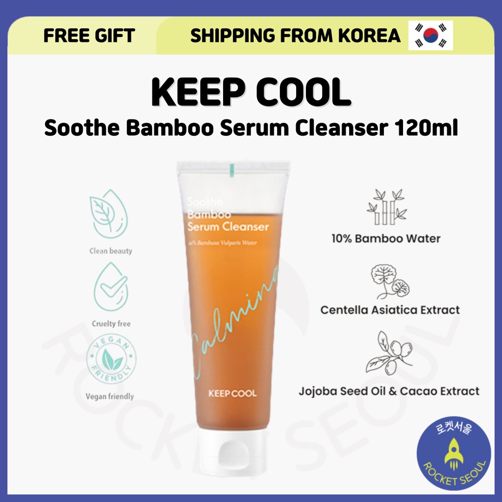 [KEEP COOL] Soothe Bamboo Serum Cleanser 120ml | Shopee Malaysia