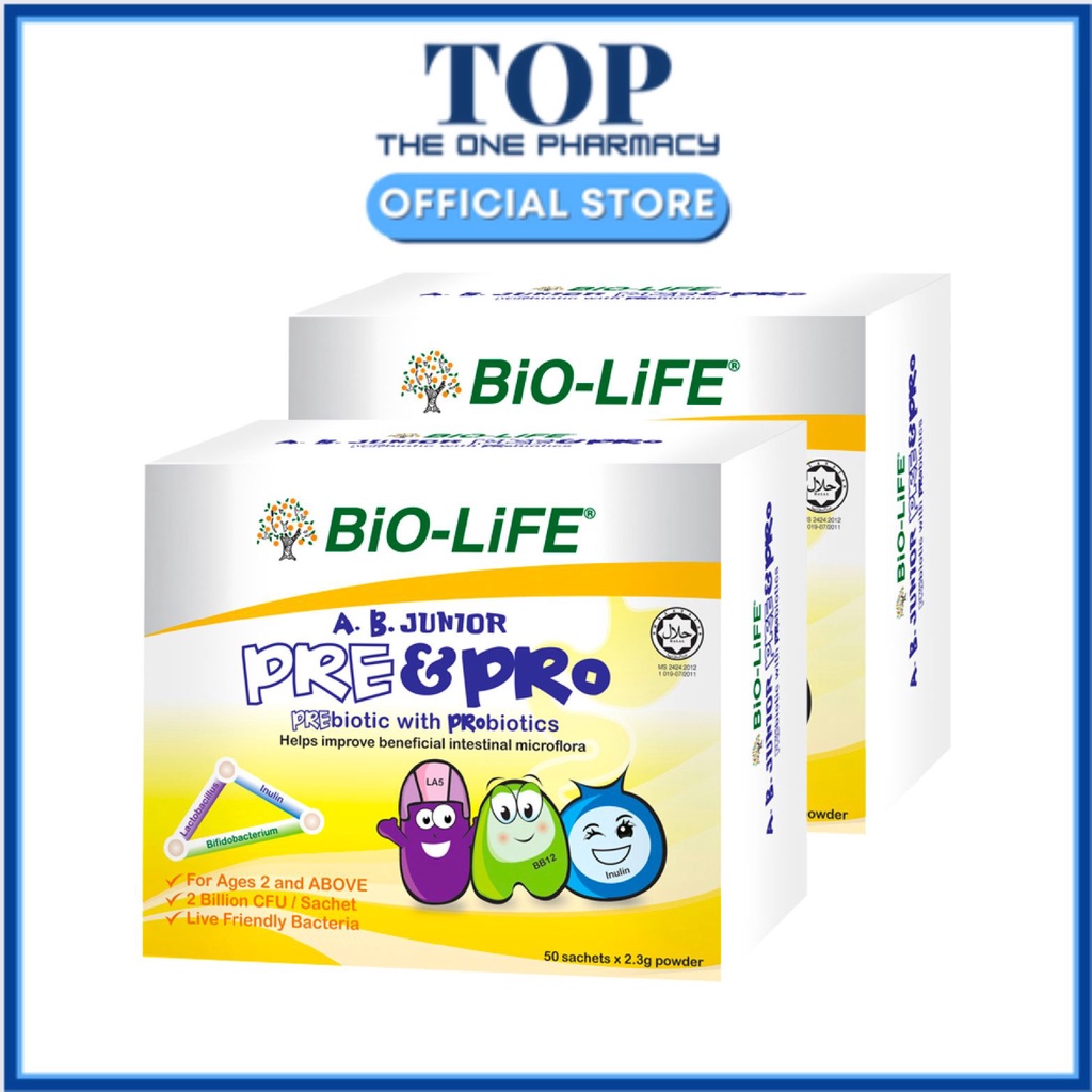 [EXP 05/2025] BioLife AB Junior PRE & PRO Prebiotics With Probiotics