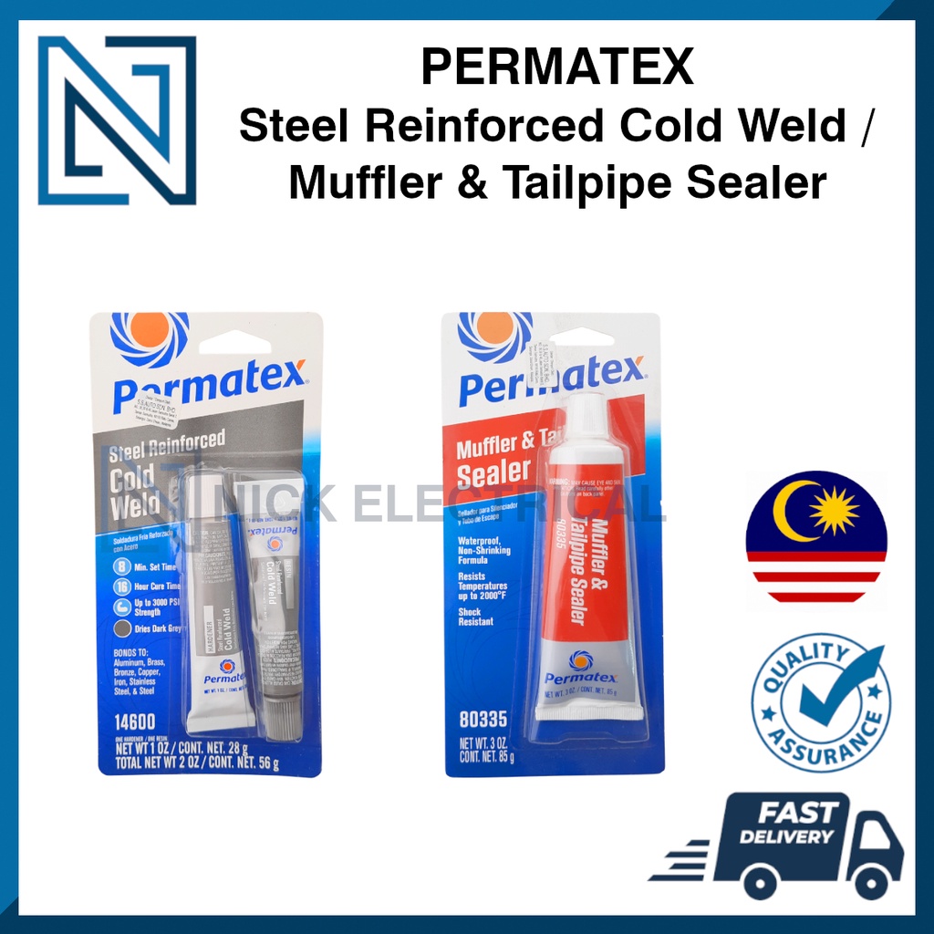 PERMATEX Cold Weld Epoxy 2 Ton Gum 14600 56g Exhaust Gum Muffler