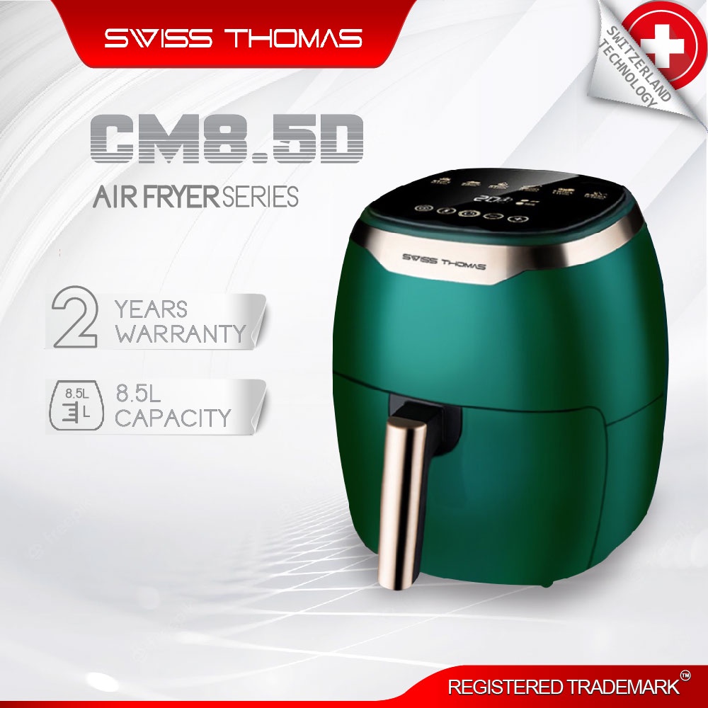 SwissThomas Digital LED Air Fryer Stirrer Series ChefMaster Series CM8