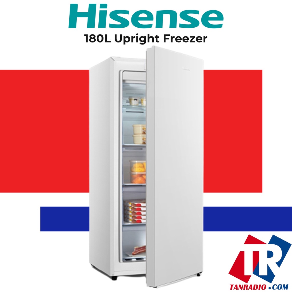 Hisense Upright Freezer 180l Fv188 Shopee Malaysia