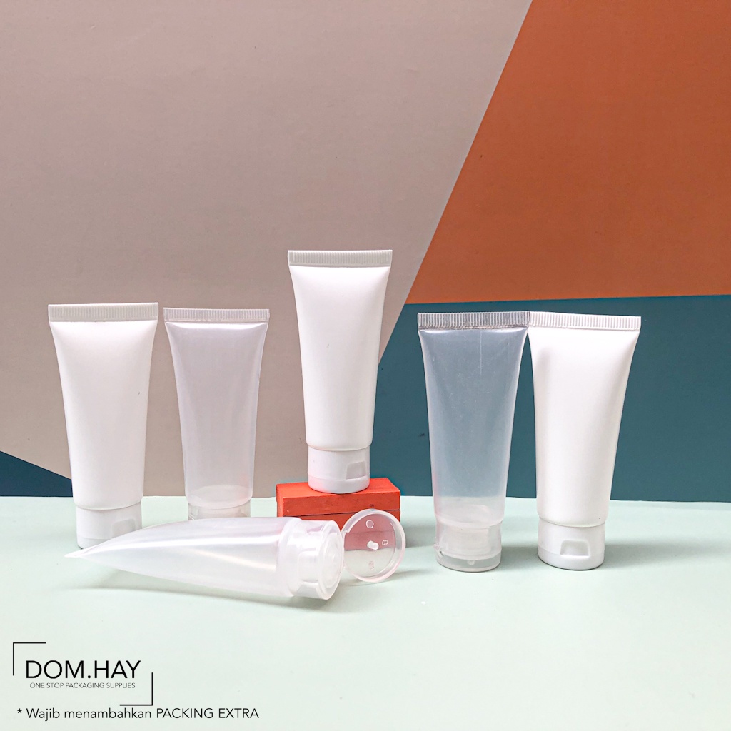 25ml Fliptop Plastic Tube Bottle LC Cosmetic Packaging Travel Size