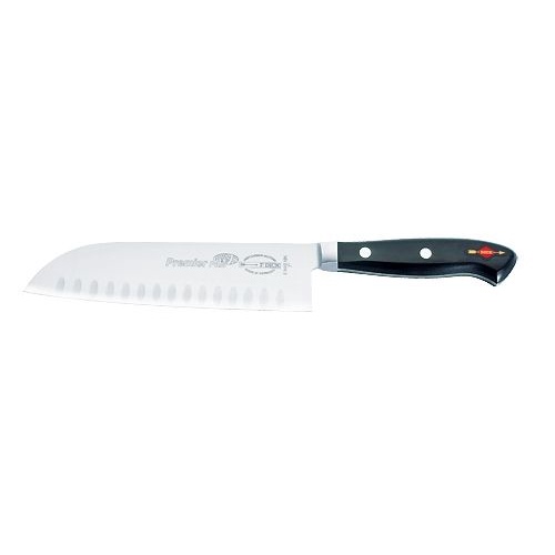 F. DICK Premier Plus Ceppo Portacoltelli In Vetro Acrilico Con 4 Coltelli: Santoku, Pane, Ufficio E Cuoco – Acciaio X50CrMoV15, 56° HRC - 2