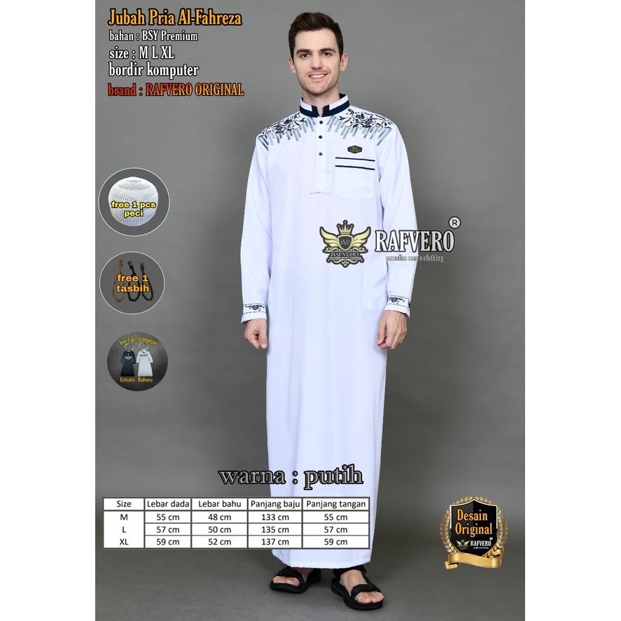 Al Buruj Store Al Fahreza Exclusive Men's Embroidery Robes Men's