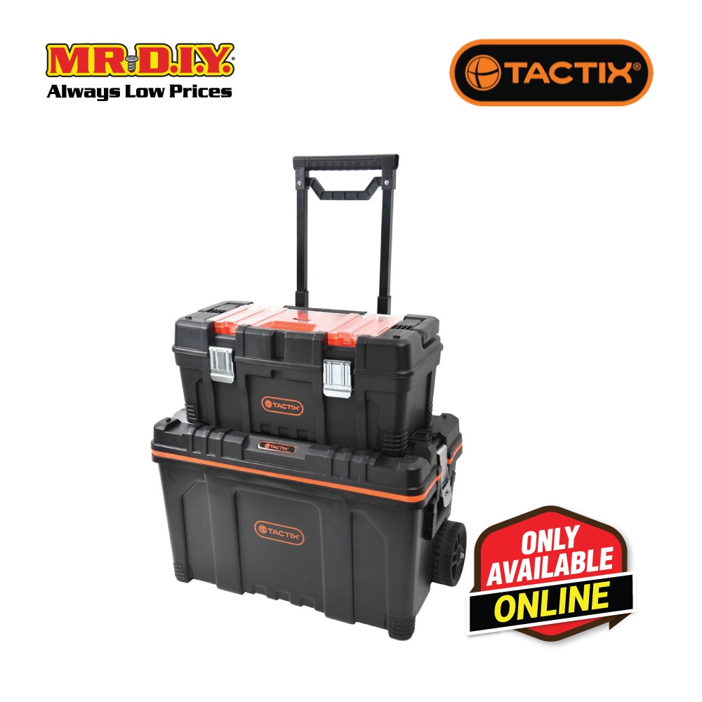 TACTIX 2 In 1 Rolling Tool Box Set (64.2cm) Shopee Malaysia