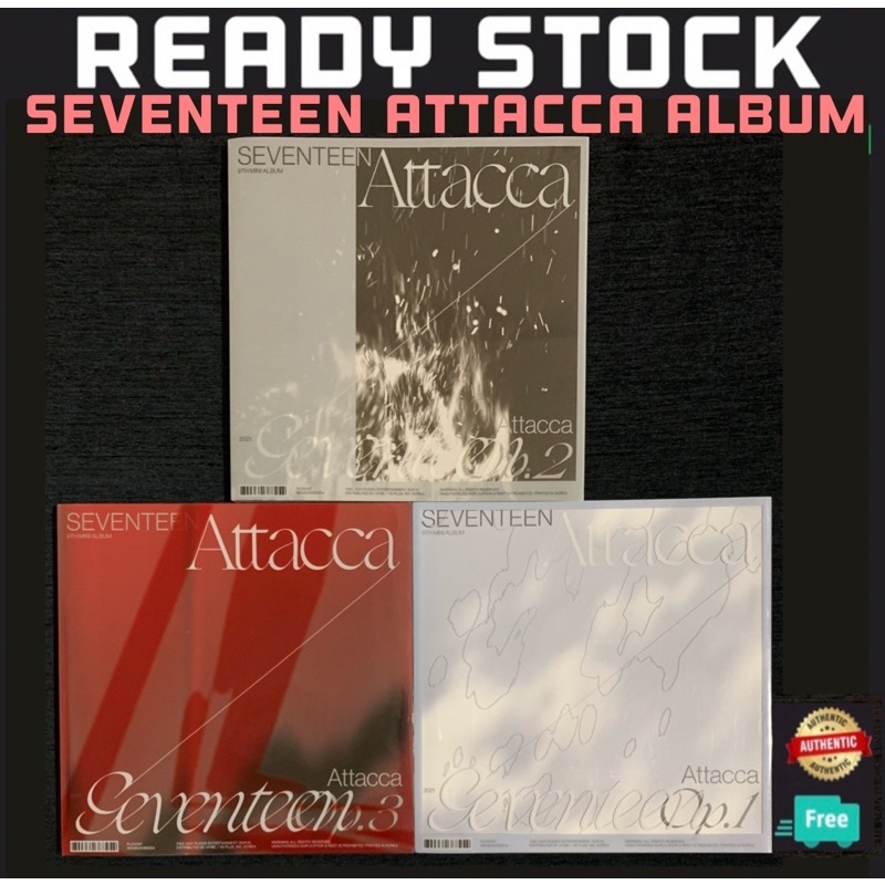OFFICIAL SEVENTEEN ATTACCA ALBUM | Shopee Malaysia