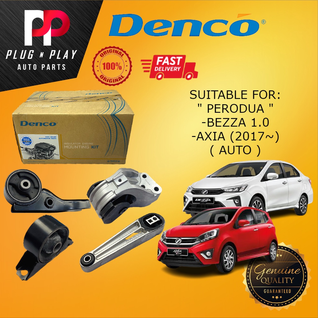 QUALITY DENCO ENGINE MOUNTING SET PERODUA BEZZA 1.0 / AXIA (2017 ...