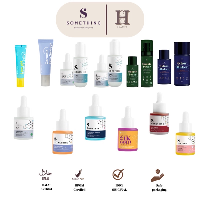 Somethinc Serum Niacinamide | Salmon DNA | Aha BHA | Retinol ...