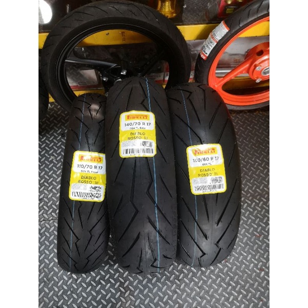 Pirelli Diablo rosso 3 Tubeless tayar Diablo Rosso III 150/60-17/ 140 ...