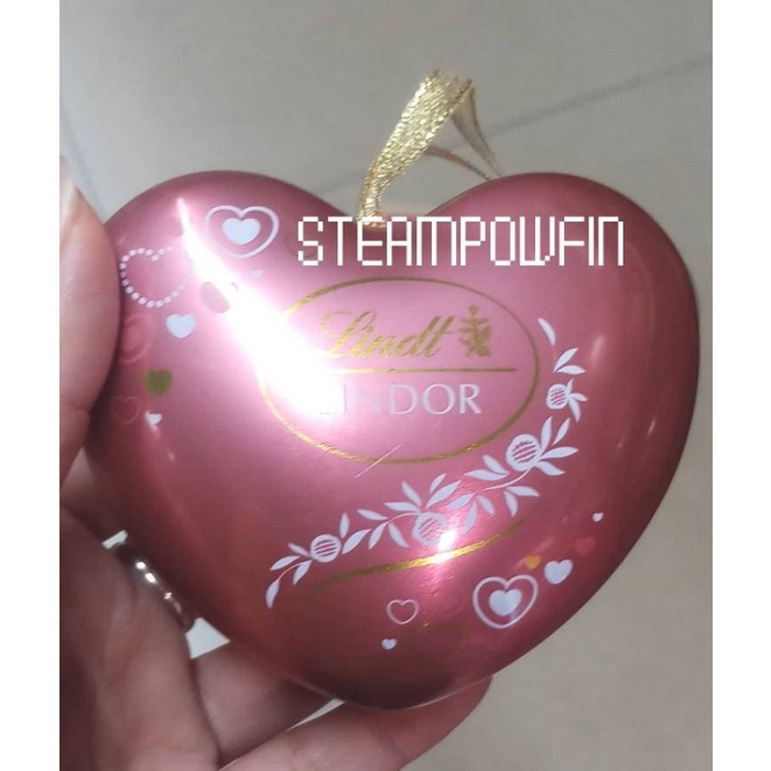 Lindt Lindor Lindor Pink Heart Chocolate Tin Chocolate Valentine