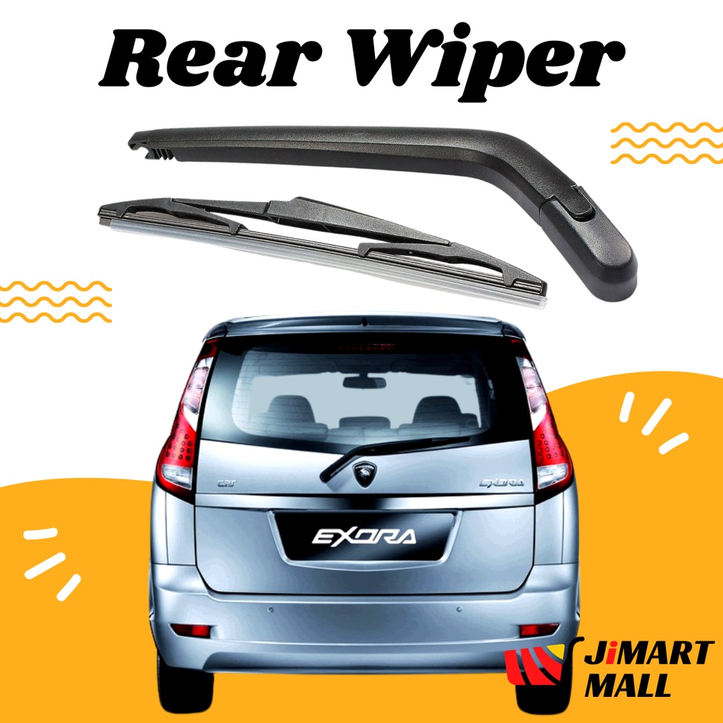 PROTON EXORA REAR WIPER Full Set Arm Hanger Car Back Wiper Belakang