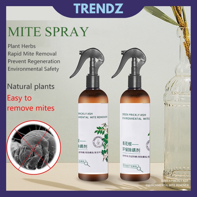 Dust Mite Spray Natural Bed Bug Dust Mite Control Spray 300ml Penyembur Pepijat hama habuk Pest