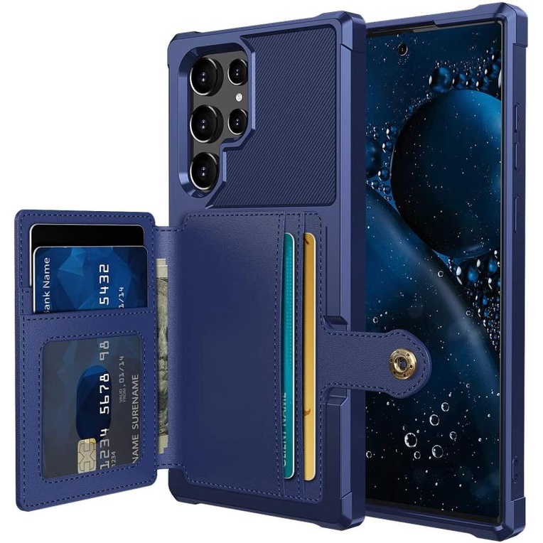 Custodia Per Huawei Mate 20 Lite Con Porta Carte E Fessura Per Magnetico - Pelle PU Con Farfalla Viola - 3