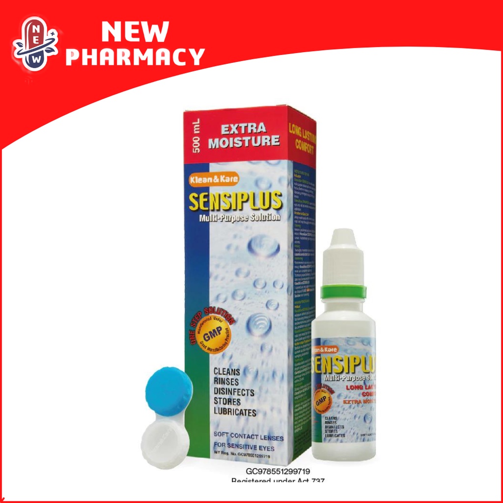 Klean&Kare Sensiplus MultiPurpose Solution 500ml+100ml Shopee Malaysia