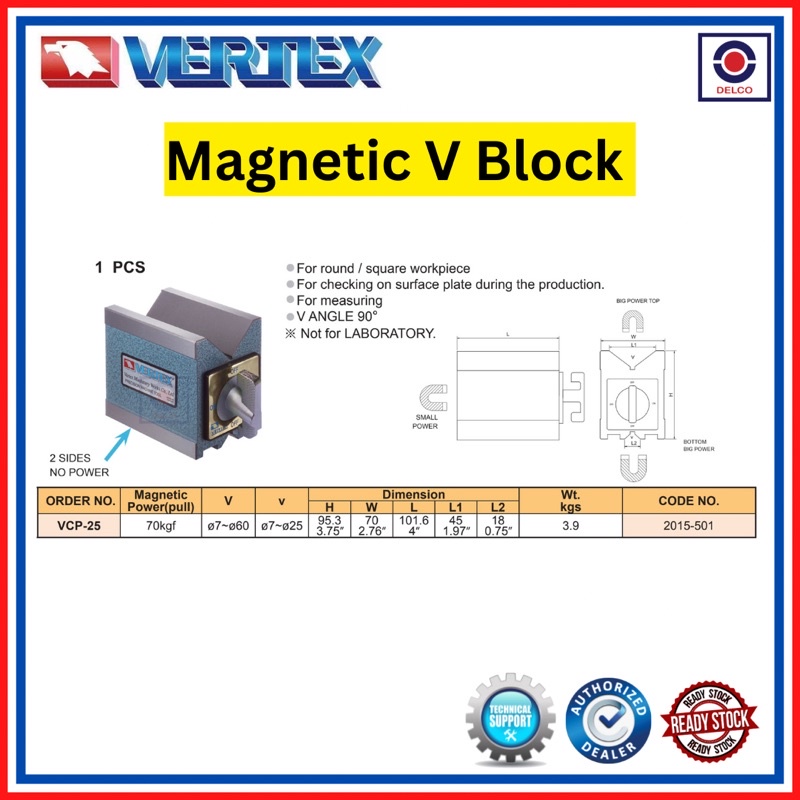 VERTEX TAIWAN VCP25 V Block vblock vcp25 on off switch