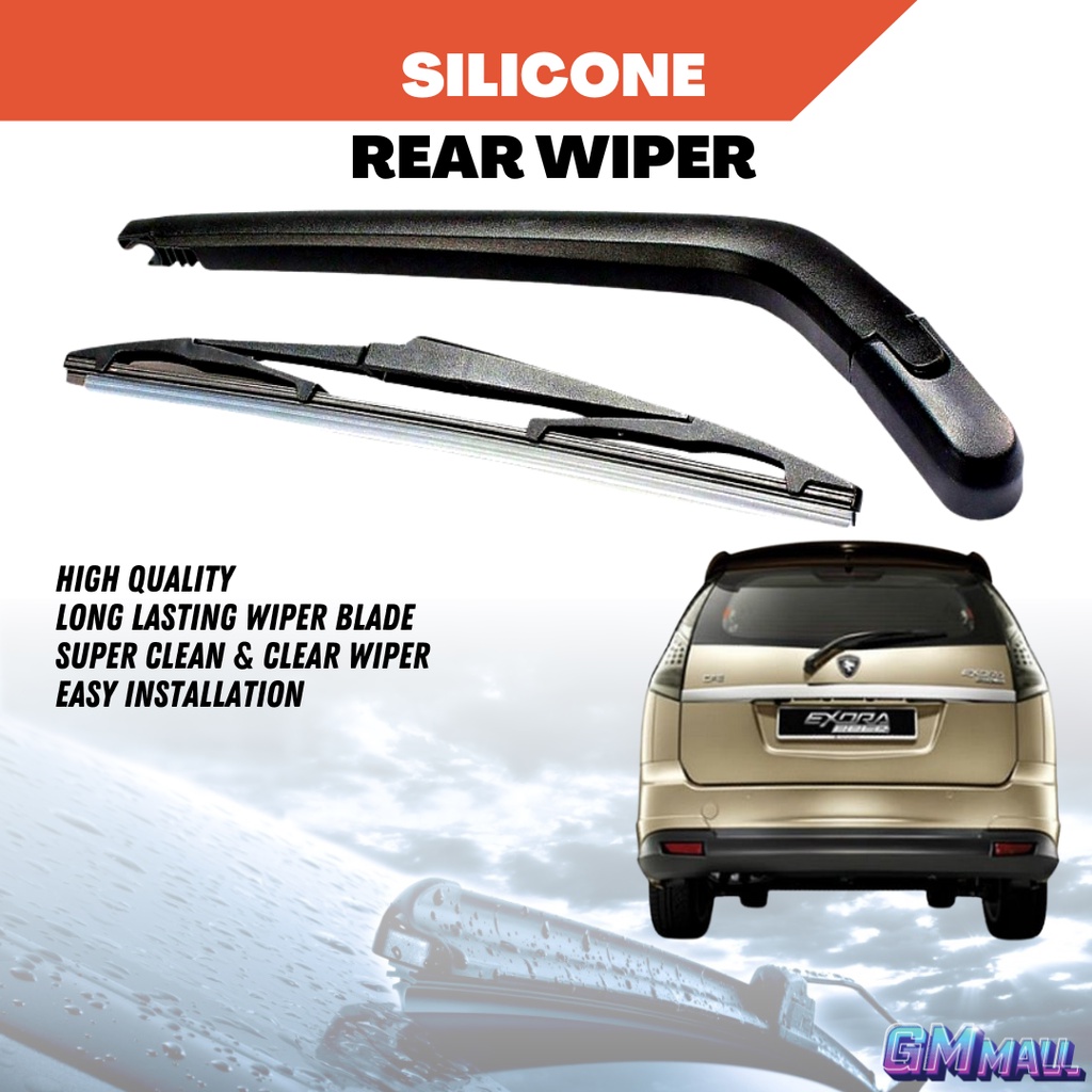 PERODUA EXORA REAR WIPER Silicone Wiper Arm Wiper Blade Rain Pengelap