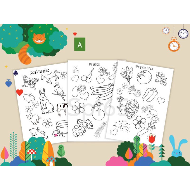 3pcs/pack Colouring Paper (100gsm) | Shopee Malaysia
