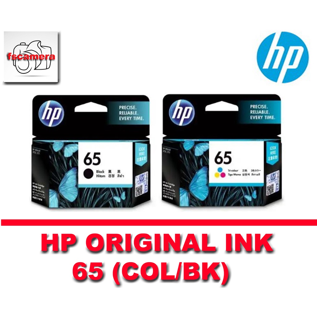 HP ORIGINAL MALAYSIA HP 65 Tri-color Original Ink Cartridge (N9K01AA ...