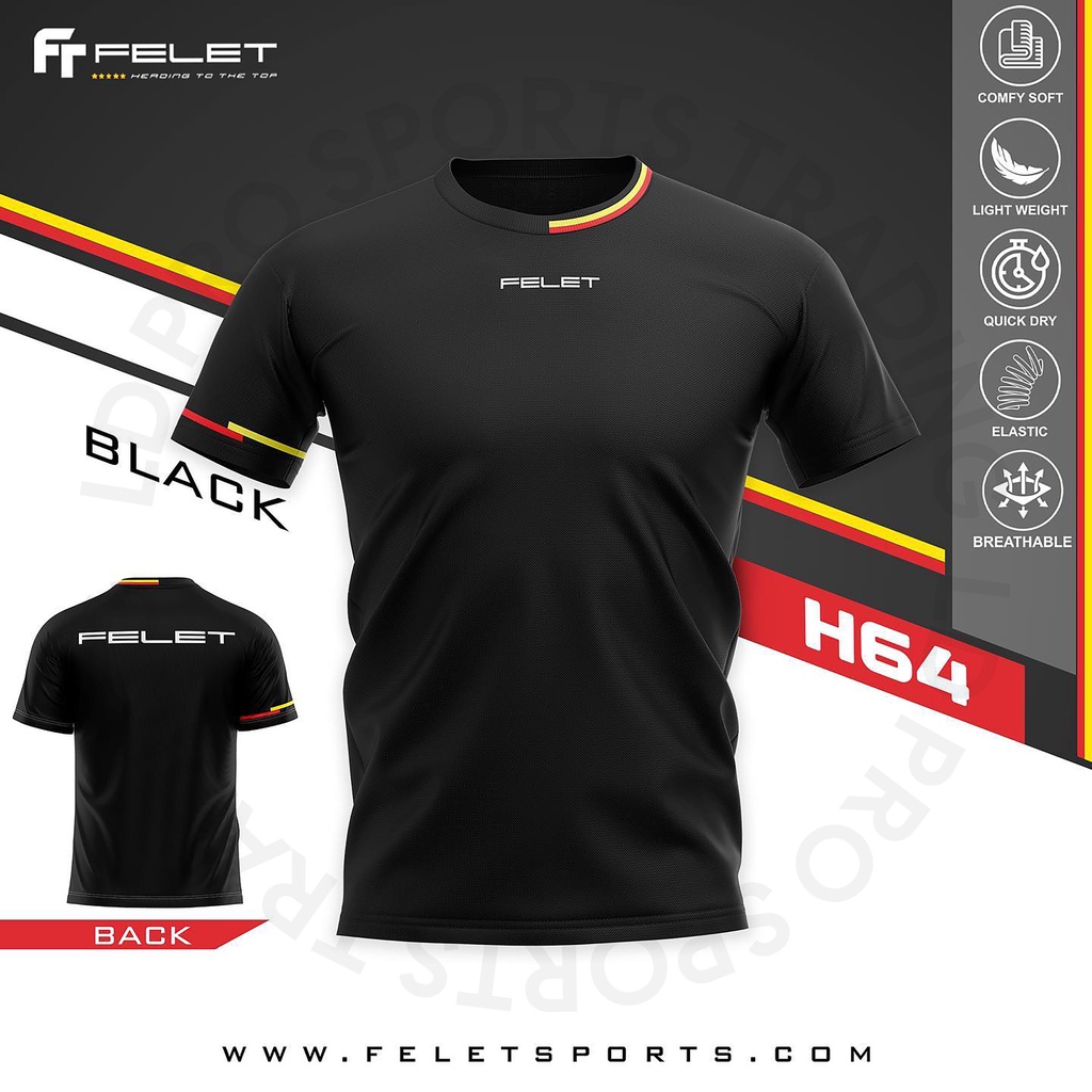 Felet Shirt Round Neck H64 (6 COLORS) | Shopee Malaysia