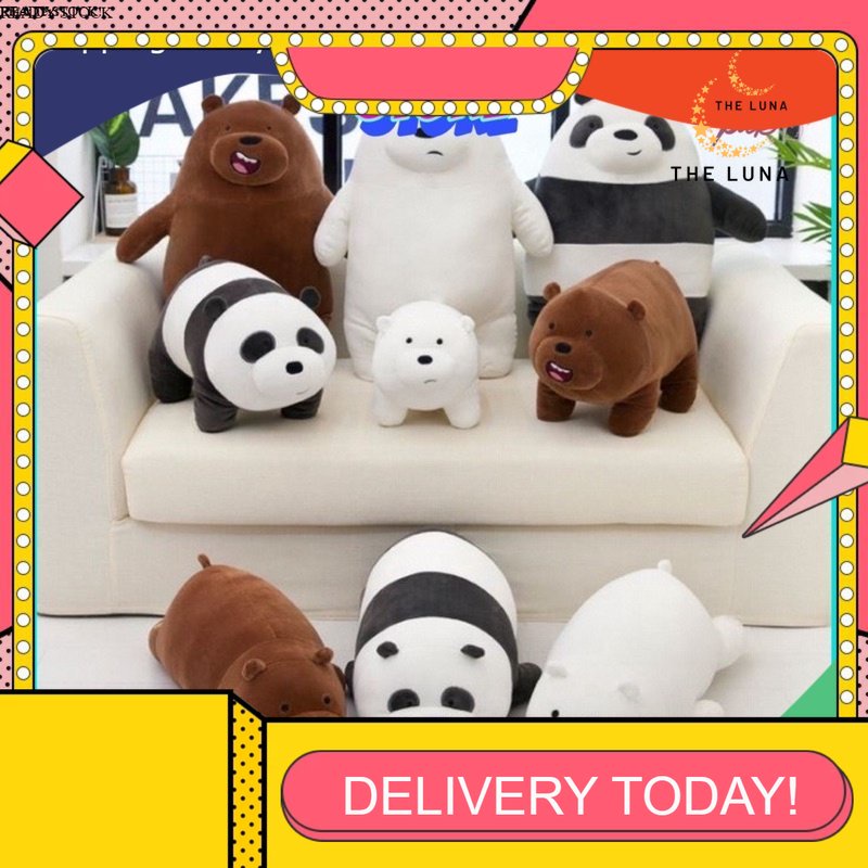 We bare bears stuffed deals toy shopee