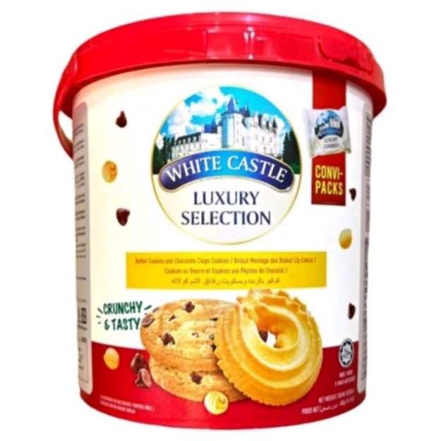 Palace butter cookies white castle Luxury Selection Size 350 g Shopee