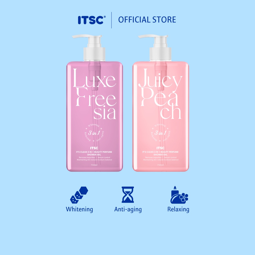 ITSC IT'S CLEAN 3 in 1 Beauty Perfume Shower Gel (750ml) Shopee Malaysia