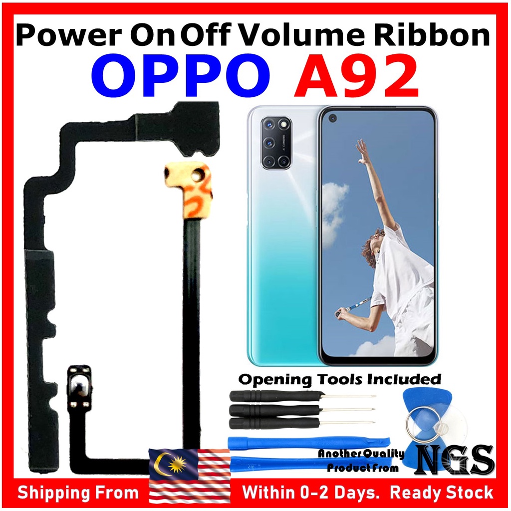 Orl Ngs Brand Power On Off Ribbon Volume Flex Ribbon Compatible For Oppo A92 With Phone 7459