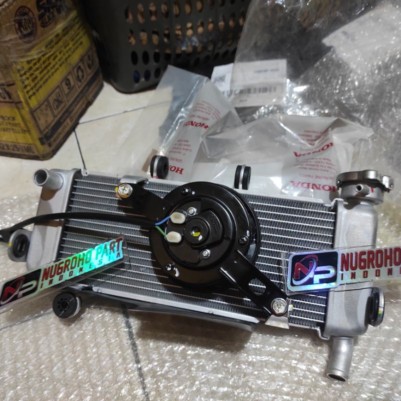 Radiator Set Fan And Dynamo Cbr150r Led Cb150r Led Original AHM ...