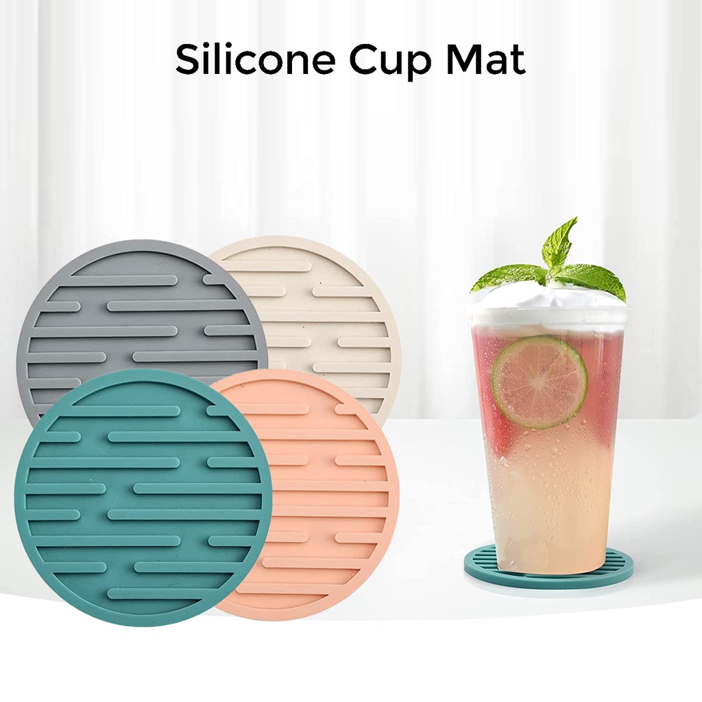 Silicone Coaster Table Mat, Coasters for Drink Coasters for Coffee
