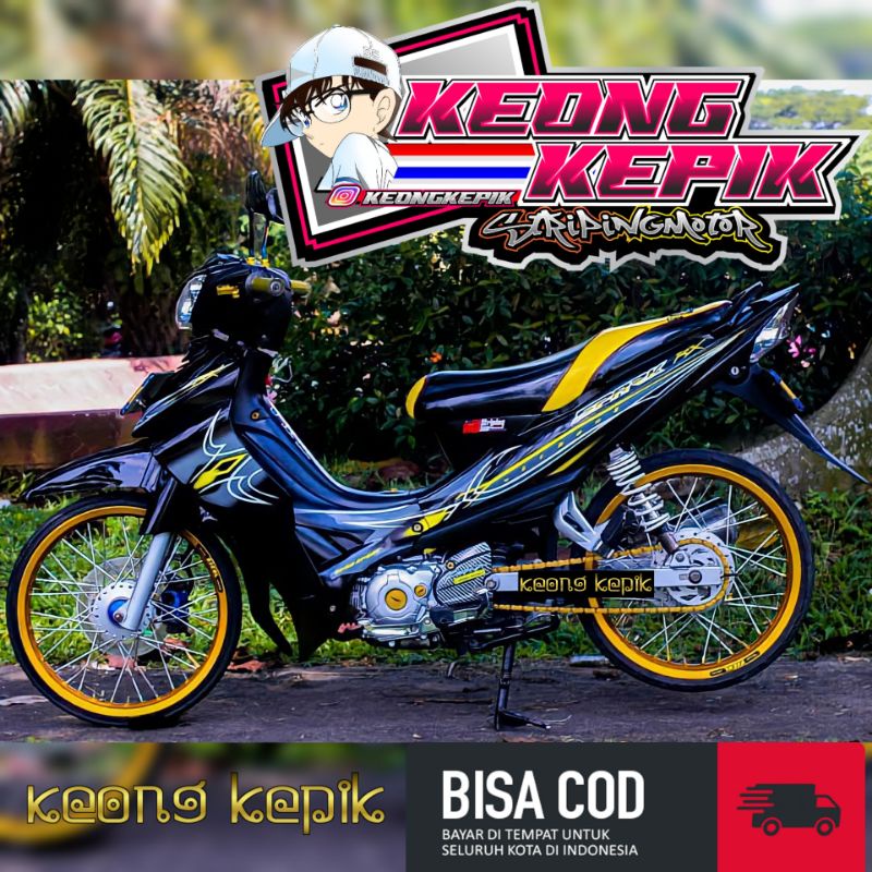 Striping Sticker LIS Variation THAILAND Motorcycle YAMAHA JUPITER Z ...