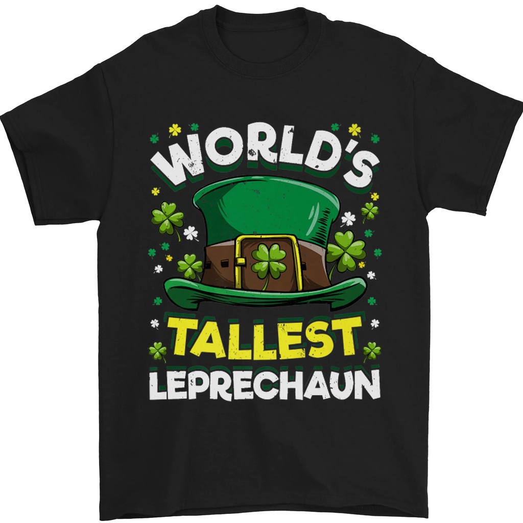 Worlds Tallest Leprechaun St Patricks Day Mens T Shirt 100 Cotton