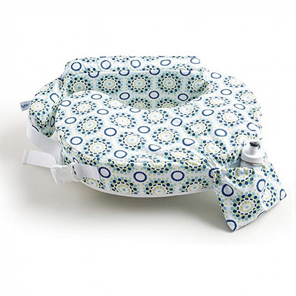 GRSSDER Nursing Pillow Cover - Stretchy Minky Slipcover For Breastfeeding Pillows, Watercolor Forest Design