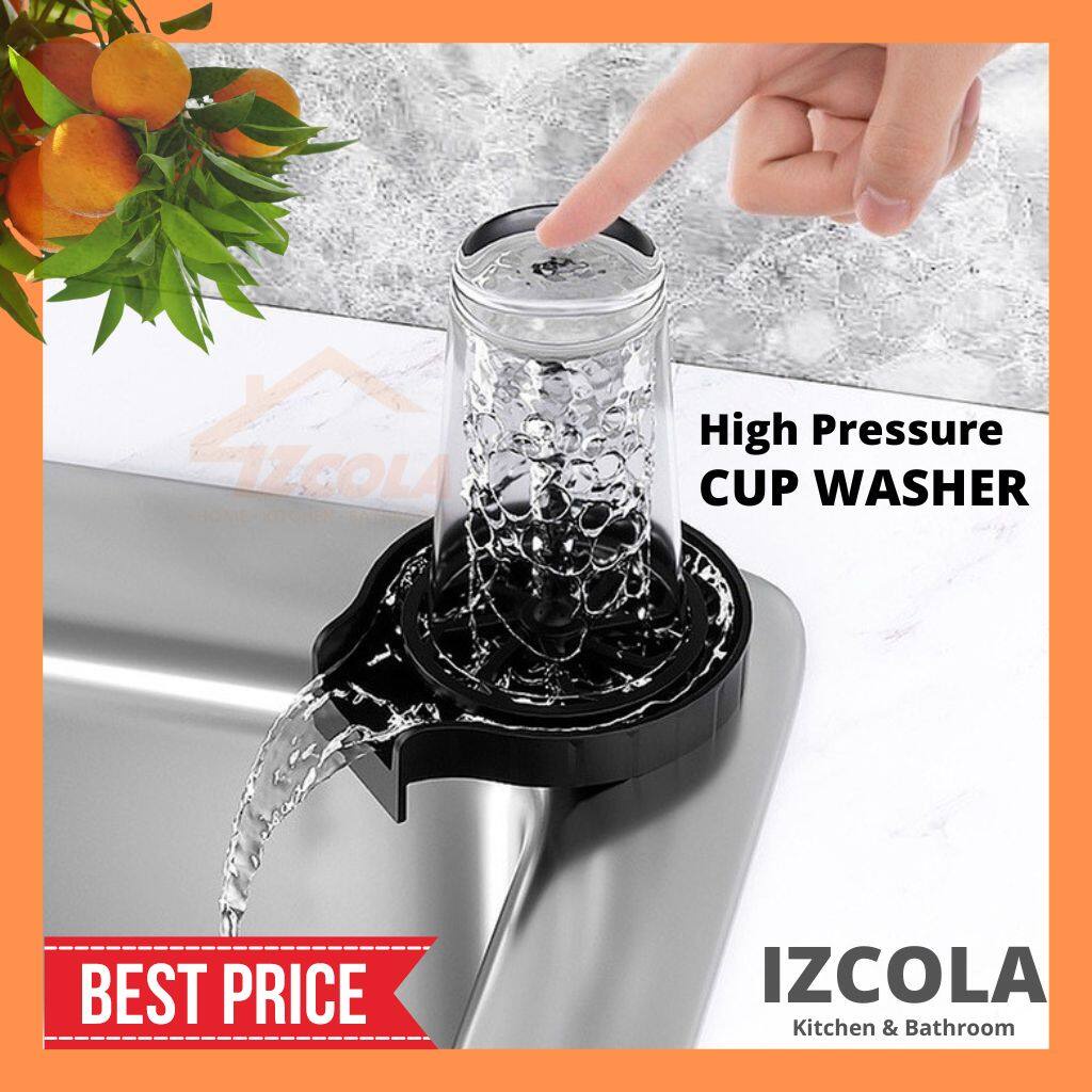 High Pressure Automatic Glass Rinser Bar Glass Cup Washer Sink Wash Cup ...