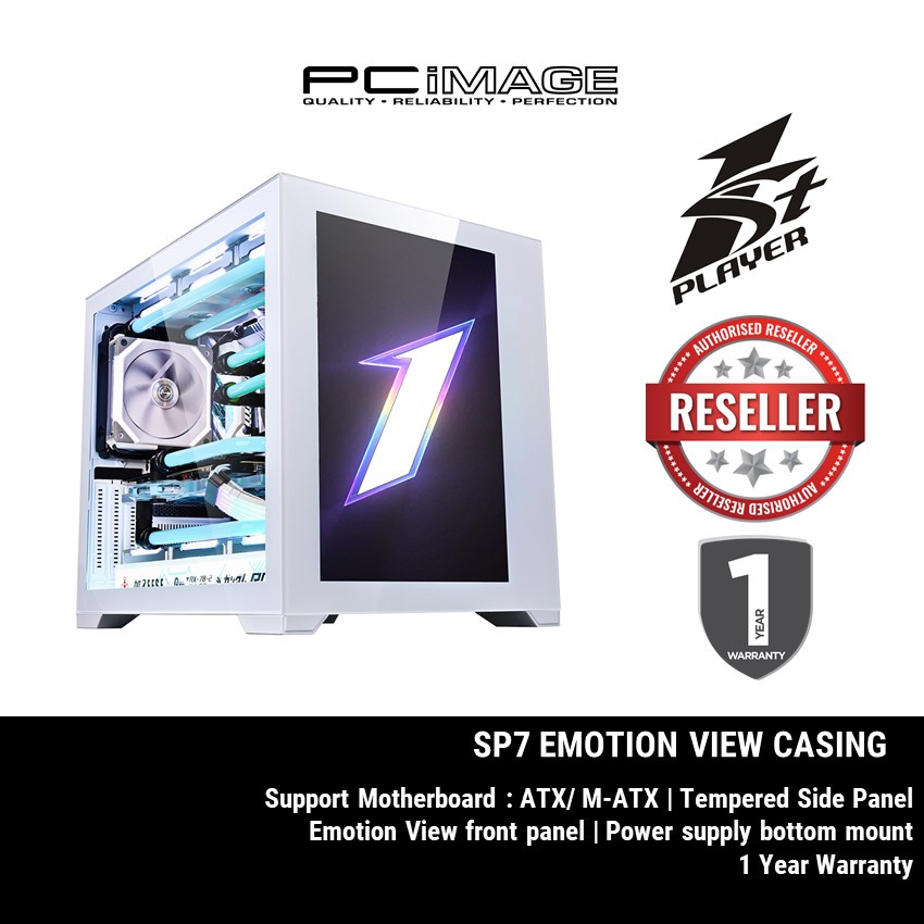 1ST PLAYER SP7-EV Gaming Case - WHITE | Shopee Malaysia