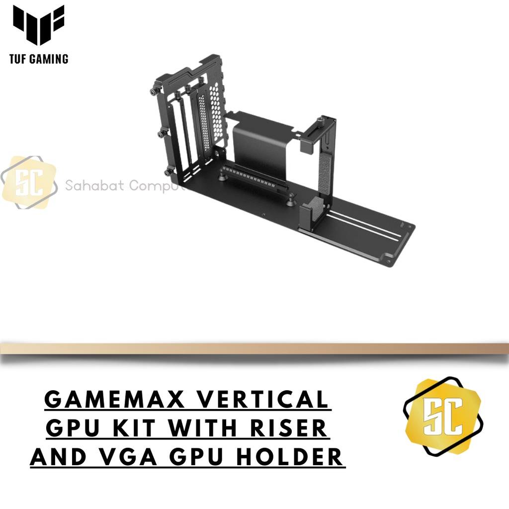 Gamemax Vertical GPU Kit with Riser and VGA GPU Holder | Shopee Malaysia