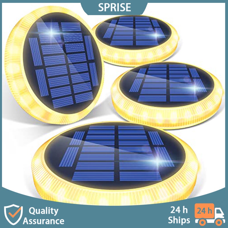 SPRISE Solar Step Lights Outdoor LED Night Light IP65 Waterproof
