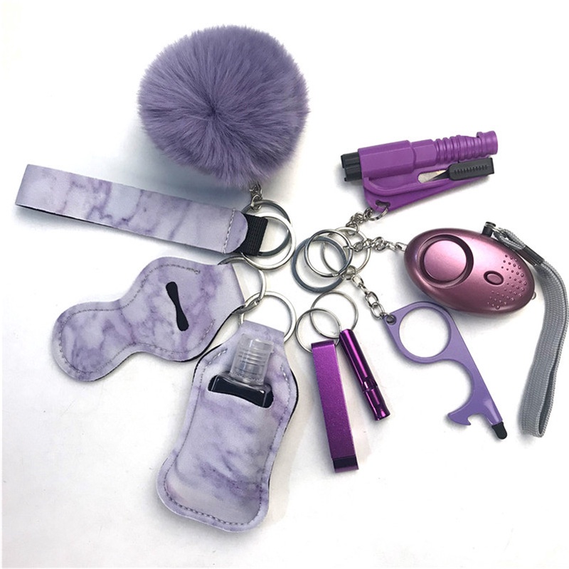 Safety Keychain Set for Woman Self Defense Kit Self Defence