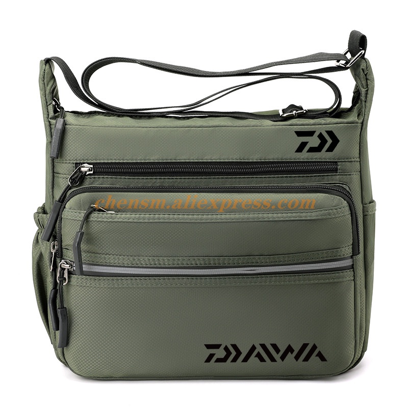 New DAIWA Men Women Single Shoulder Fishing Bags Waterproof Leisure Multi  Function Backpacks