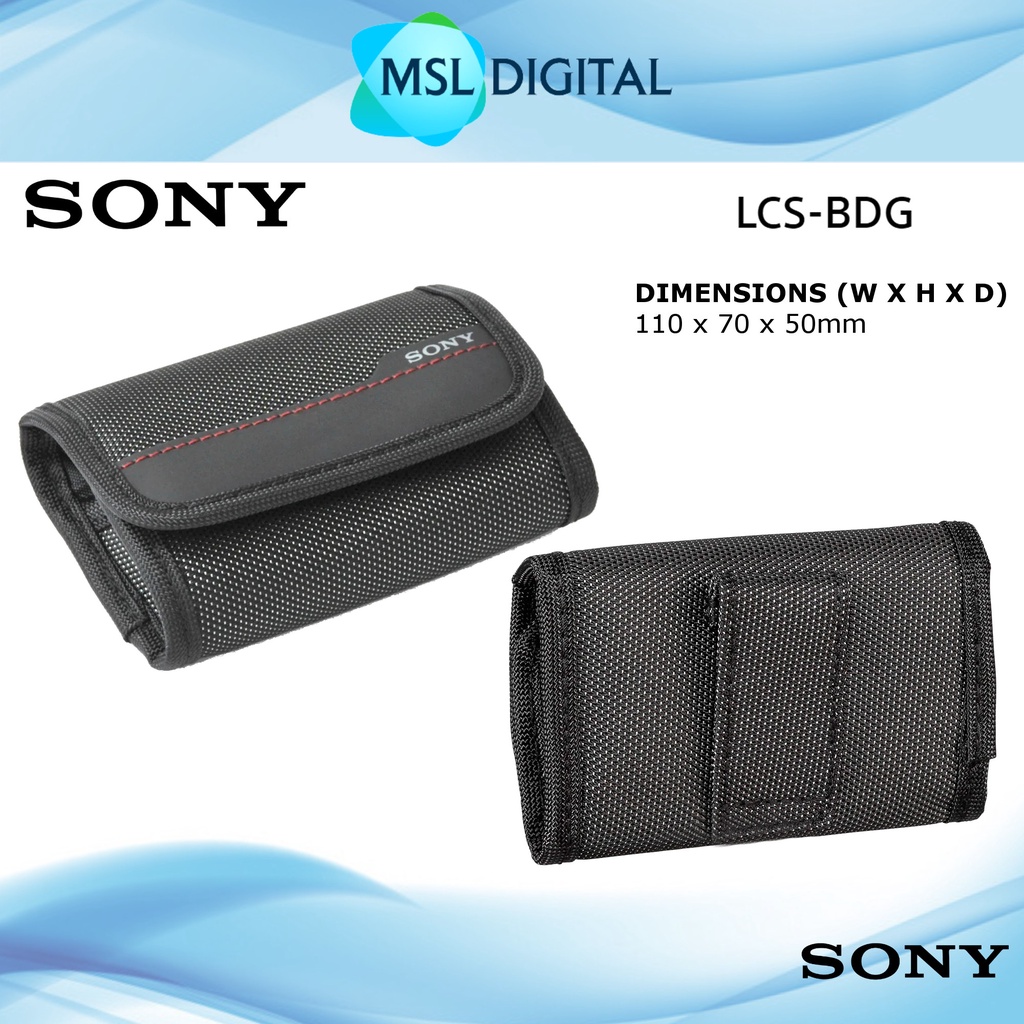 Sony LCDBDG Camera Case / Camera Pouch / Camera Carrying Case with 2
