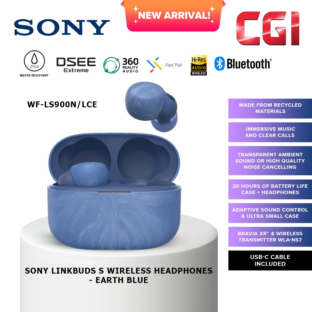 Sony Wf Ls900n Lce Truly Wireless Linkbuds S Earbuds Earth Blue Shopee Malaysia