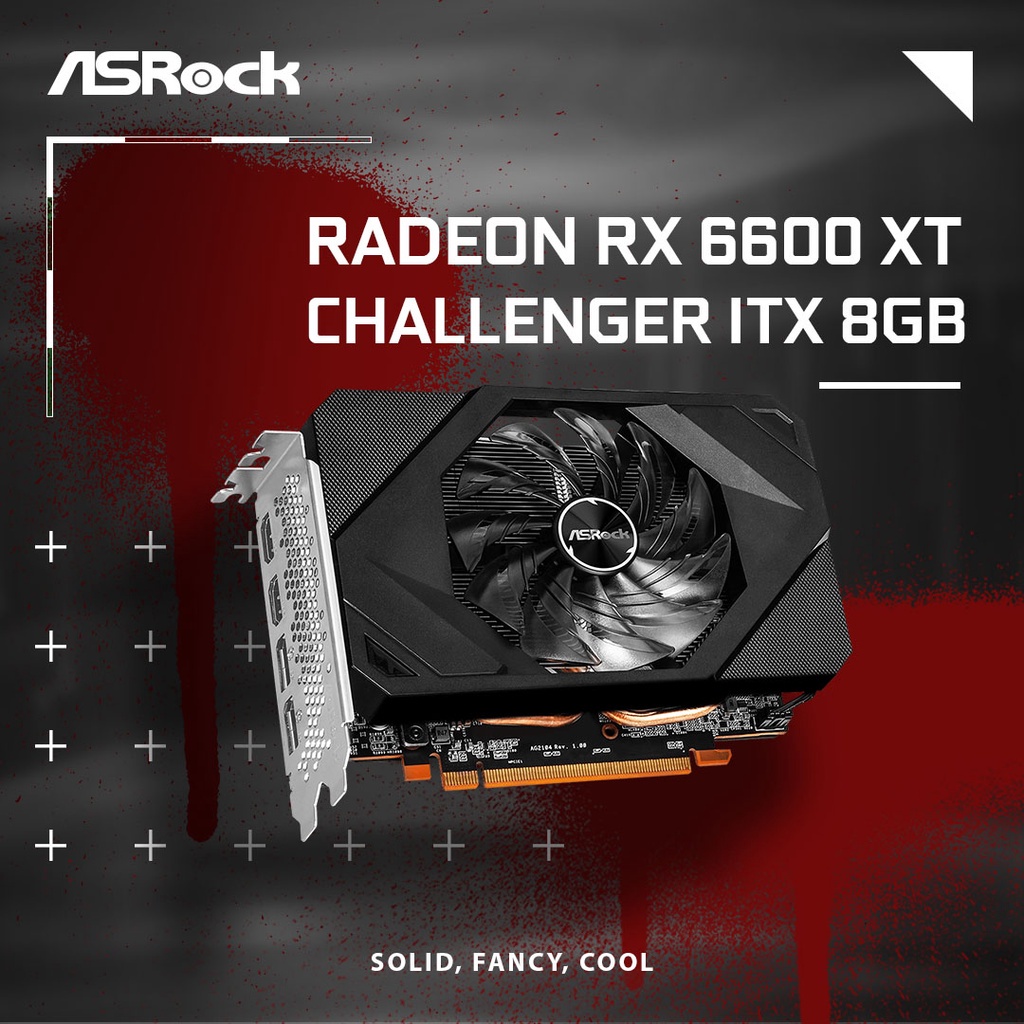 ASRock AMD Radeon RX 6600 XT Challenger ITX 8GB GDDR6 # READY