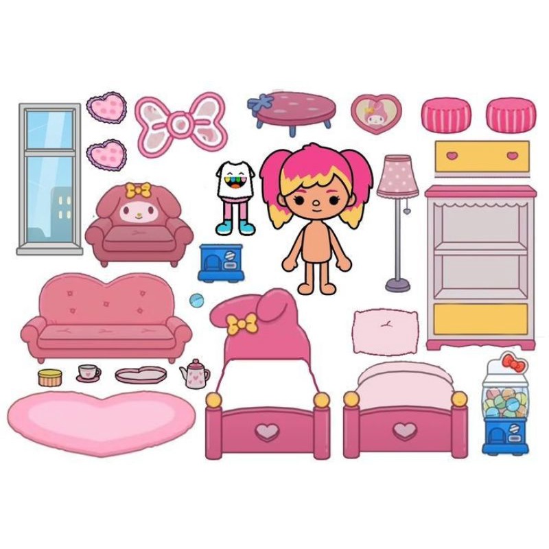 Toca BOCA Bedroom Equipment Has Been Cut | Shopee Malaysia