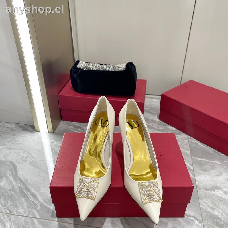 [EUR SIZE] VALENTINO Vintage Series Rhinestone-Rivet High Heels for ...