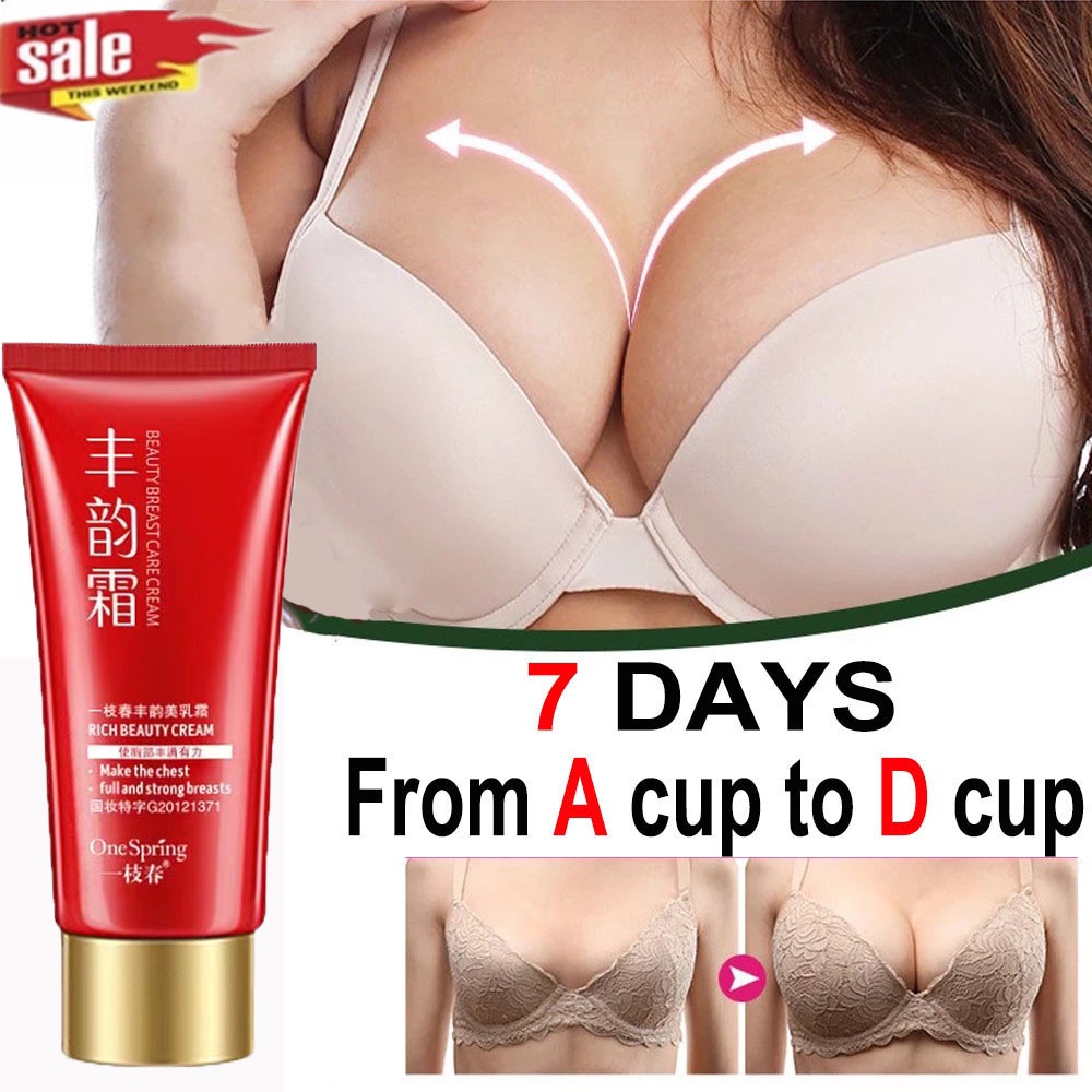 BIGGER FULLER 34B TITS cleavage breast cream to increase boob bra push up  lotion
