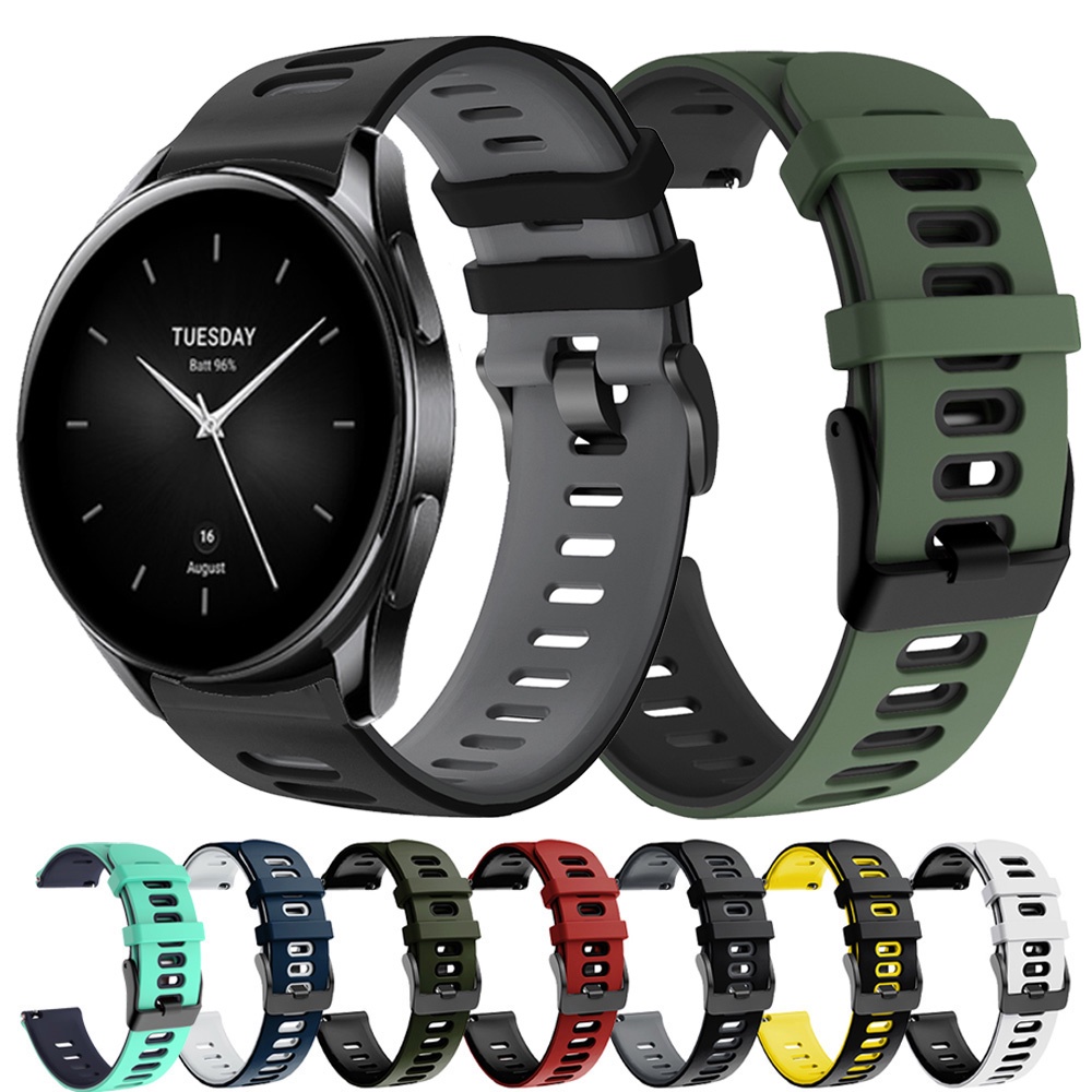 Bracelet En Silicone Compatible Xiaomi Mi Watch / Watch S1 / S1 Active / Color Sport - Doux, Imperméable - 22mm